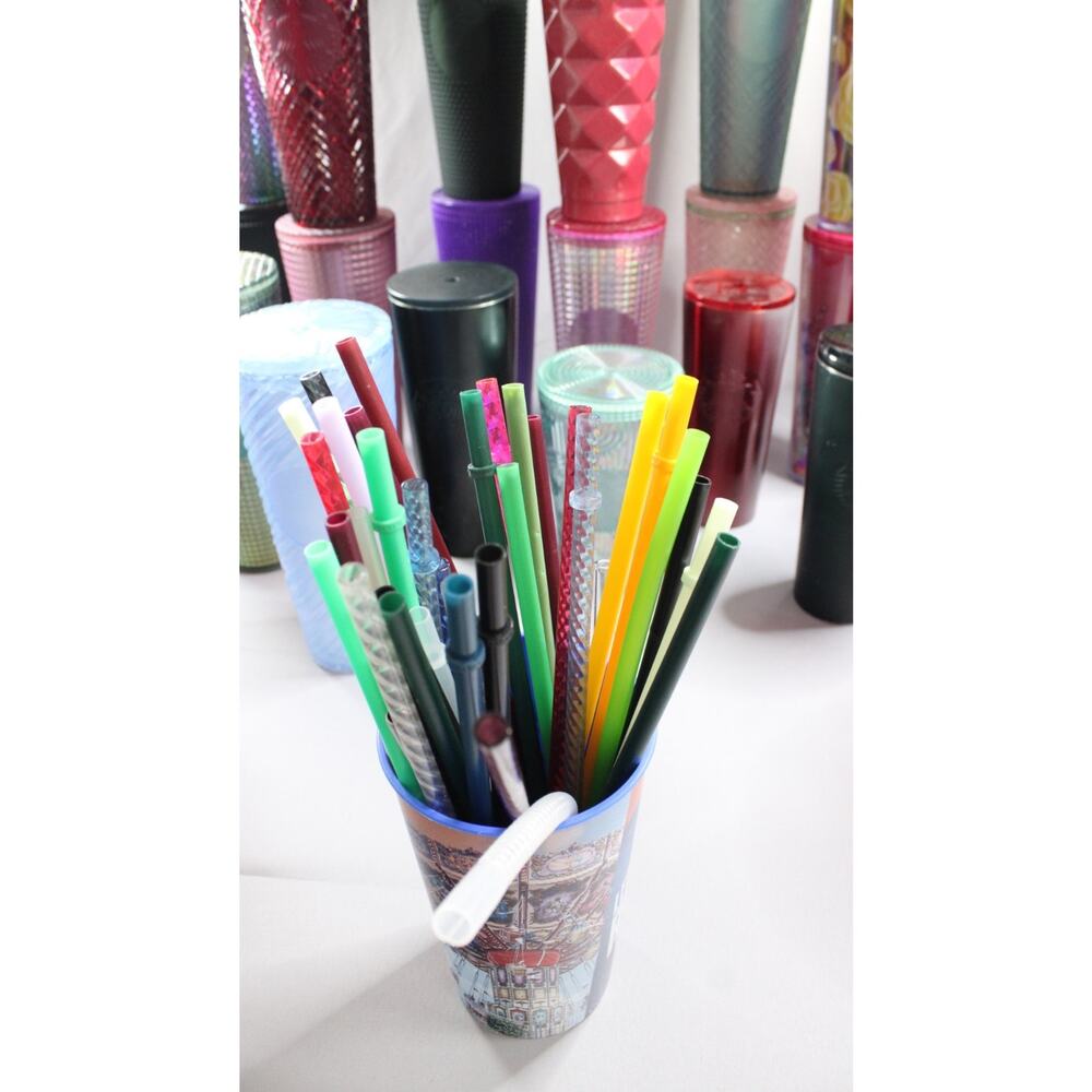 Starbucks 31 Pc Tumbler Cup Lot NWT Cold Cups Straws Bulk Reseller Collection - Picture 3 of 16